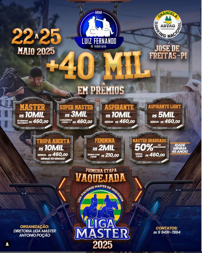 Arena Luiz Fernando se prepara para sediar a primeira etapa da Liga Master de Vaquejada 2025 1 002 arena