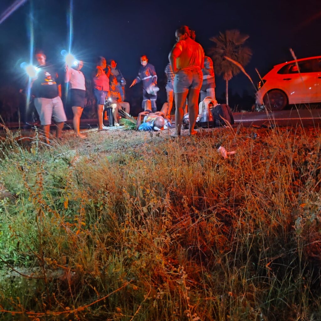 Casal fica ferido após colisão com animal na PI-113, zona rural de José de Freitas 3 1000097779