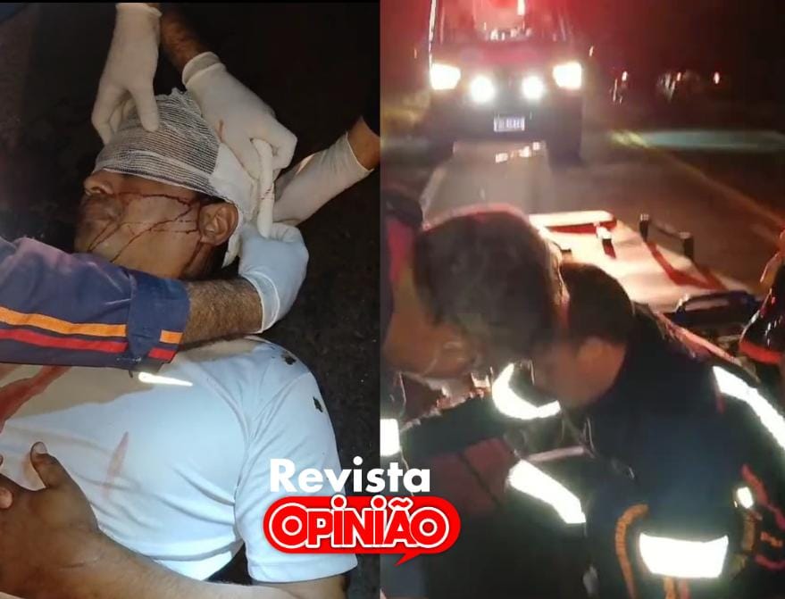 Acidente com animal deixa pai e filha feridos na PI-113 em José de Freitas 1 1000106174