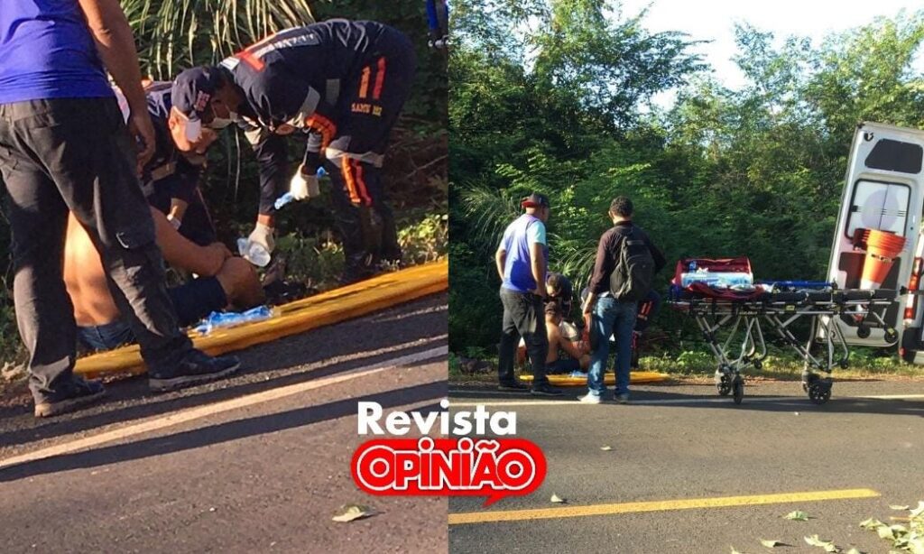 Homem fica ferido após colisão com caminhão que fugiu do local em José de Freitas 1 1000110676