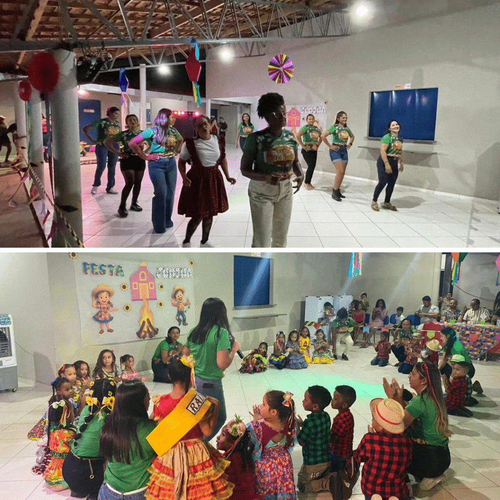 Escola Pequeno Gabi realiza Arraiá temático “Girassol” e promove integração entre escola e comunidade 8 Arraia Pequeno Gabi 6