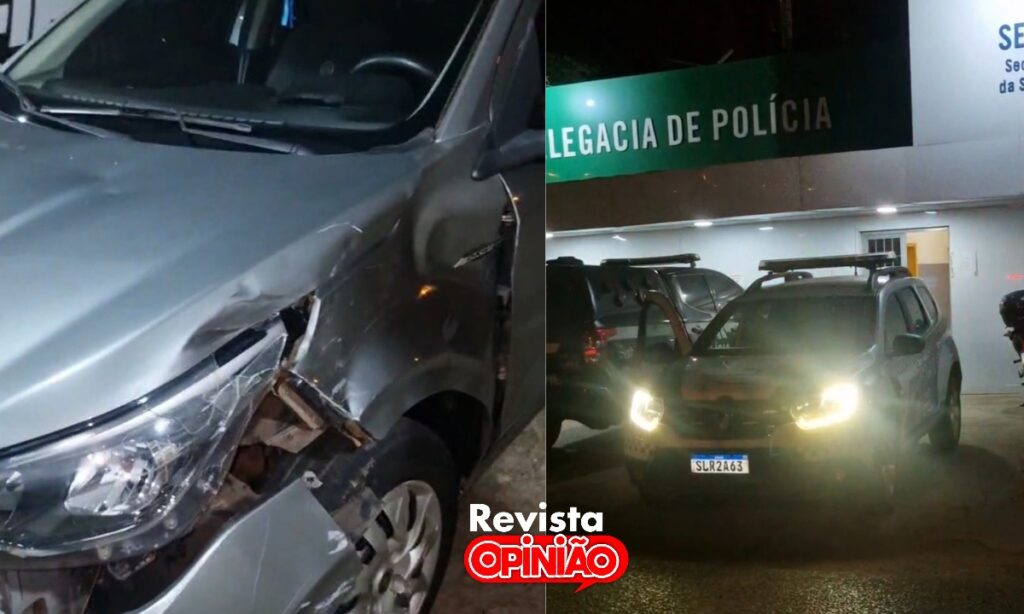 Motoqueiro sofre forte pancada na cabeça após colisão com carro no centro de José de Freitas 1 1000183309