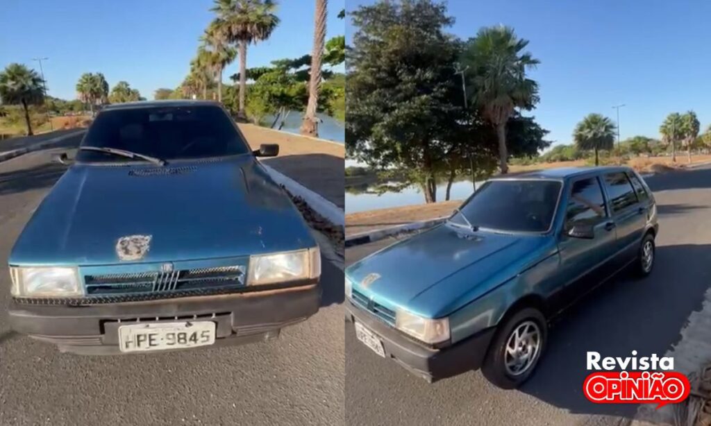 Veículo Fiat Uno furtado em José de Freitas é anunciado para venda na internet e polícia investiga o caso 1 carro roubado e