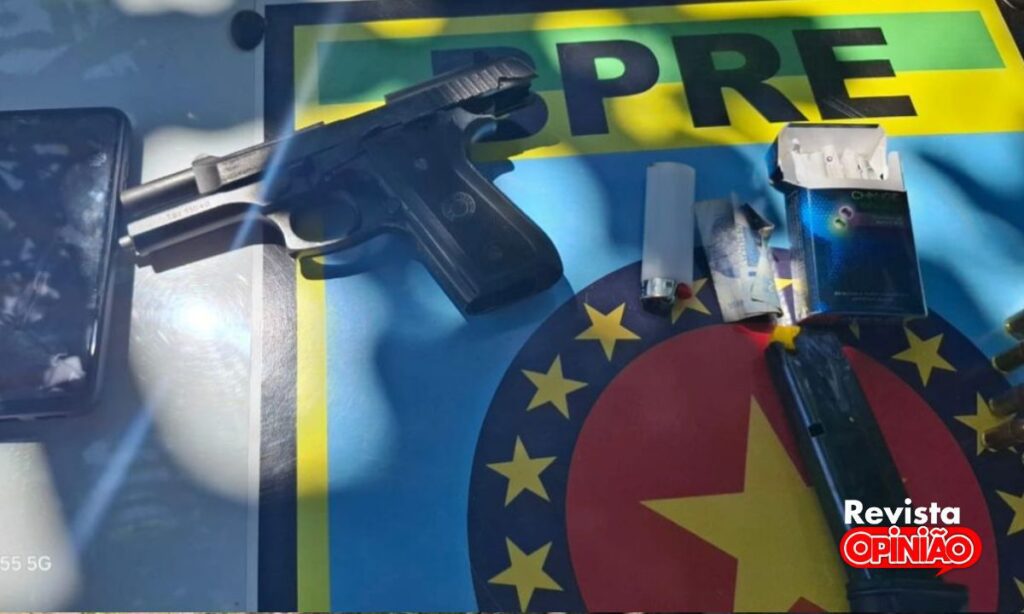 Dupla é presa com pistola calibre .40 durante blitz na PI-113 em José de Freitas 1 Blitz prende