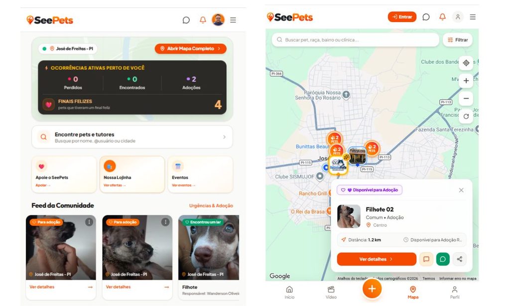 De José de Freitas para o mundo: SeePets transforma ideia de quase dez anos em rede de proteção animal 3 Capa Noticia 2
